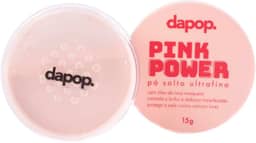 Pó Solto Para Maquiagem Pink Powder Com Rosa Mosqueta - Dapop