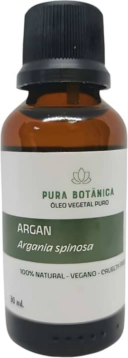 Óleo Vegetal de Argan 100% Puro e Natural, Massagem, Aromaterapia, Cabelo Pura Botânica