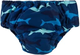 Pulpo Fralda de Piscina Reutilizável Bebê 6 a 24 Meses (Azul Tubarão, 18 meses)