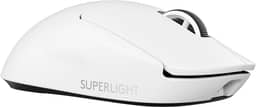Mouse Gamer Sem Fio Logitech G PRO X SUPERLIGHT 2 com Tecnologia LIGHTSPEED, Ultraleve, Switch LIGHTFORCE, Sensor HERO 2 com 44K DPI, 5 botões programáveis e Bateria Recarregável - Branco