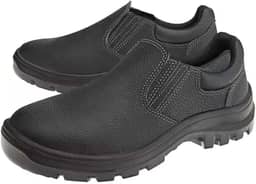 Sapato botina Segurança Ocupacional EPI Vulcaflex Marluvas 10vt48-A cabedal em couro Bico Aço e solado Bidensidade