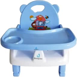 Cadeirinha Alimentação Refeição Bebe Portátil Dobrável Compacta Baixa Infantil Com Pés Antiderrapantes e Bandeja Removível