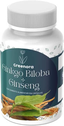 Gincko Biloba + Ginseng 60 Cápsulas Greenora (1 Unidade)