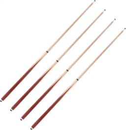 58 2 peças de taco de sinuca com cor café e ponta de couro de 13 mm peso 567 g (conjunto de 147 cm/conjunto de 4/conjunto de 6)