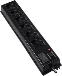 Filtro de linha para pc gamer Notebook som | Involts (6 TOMADAS)