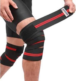 Faixa Elástica Joelho Joelheira Agachamento Powerlifting Lpo