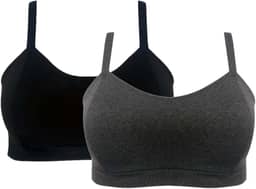 2 Top Feminino Alta Sustentação Fitness Treino Academia