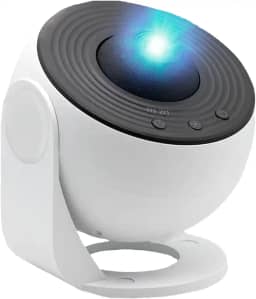 Projetor de Galáxias com 12 Discos Luz Noturna, Rotação 180° e Timer Automático para Quarto de Adultos e Crianças