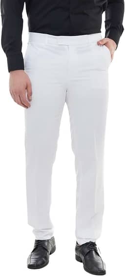 Calça Social Masculina Slim Calça de Terno Social Branco