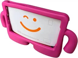 Capa Infantil Borracha Compatível Para Multilaser Tablet M8 8.0'' -ROSA,EVA, Emborrachada, Leve