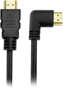 PIX Cabo HDMI 2.0 4K 19 Pinos - Plug 90 Graus, 10 Metros