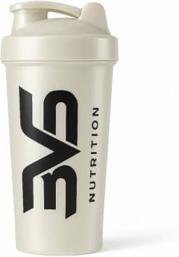 3VS Nutrition Coqueteleira/Shaker Pérola e Preto - Academia 600ml