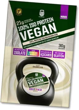 Whey Protein 100% Iso Vegan - 1 Sachê de 30g Baunilha - Wod Nutrition