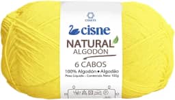 Fio para artesanato Cisne Natural 6 Cabos