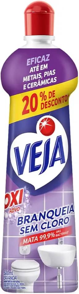 Veja Limpador De Banheiro Antibac Lavanda 500Ml Roxo