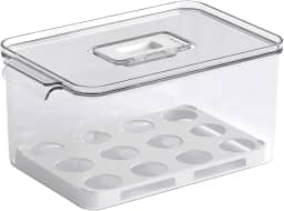 Coza - Organizador para Ovos Dry com Tampa 24 Unidades - Cristal