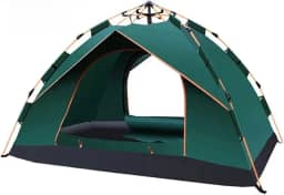 Barraca Camping 4-5 Pessoas Automática Grande Varanda Impermeável Para Praia e Trilha