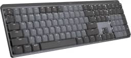Teclado Mecânico sem fio Logitech MX Mechanical com Teclas Retroiluminadas Tactile Quiet, Conexão USB ou Bluetooth Easy-Switch para até 3 dispositivos e Bateria Recarregável
