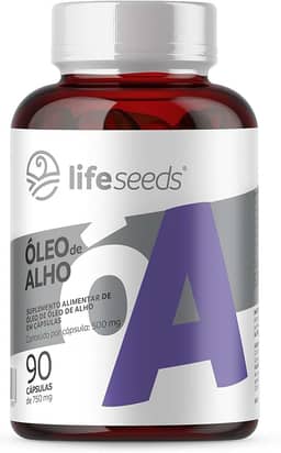 Óleo De Alho Com Alta Concentração de Alicina - Odor Reduzido - 90 Cápsulas