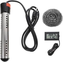 Aquecedor De Água De Imersão 1500w Portátil Com Termômetro ，Adequado para viagens （110v）