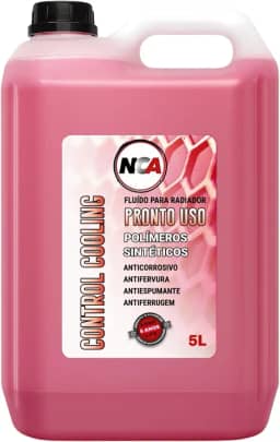 Galão 5L Aditivo Radiador NCA Rosa | Control Cooling Profissional | Polímeros Sintéticos | Pronto Uso | Certificado ISO 9001