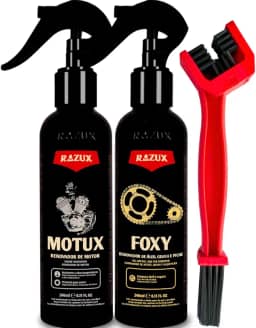 Escova Para Limpeza De Corrente De Moto Bicicleta Foxy Motux