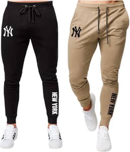 Kit duas Calças de Moletom Flanelada Quentinha NY