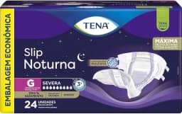 Tena Slip Noturna, Fralda Geriátrica para Incontinência Urinária, G - Embalagem econômica, 24 unidades