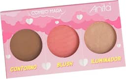 Paleta Trio - Contorno + Blush + Iluminador, Combo Mara - 972, Anita
