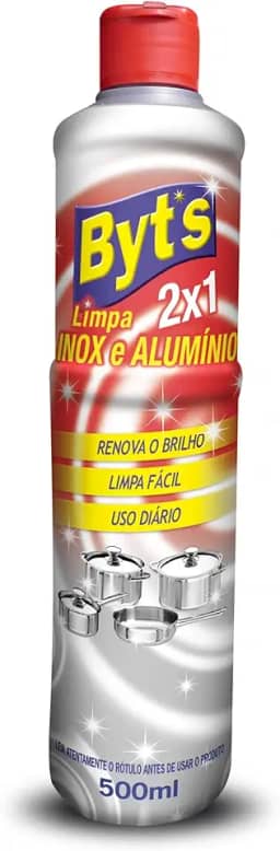 Byts Limpa Inox e Aluminio 500ml