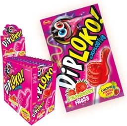 Doce Dip Loko Explosive Morango Dp Com 15 90265