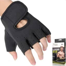 Luva Academia Esporte Treino Musculação Exercicios Neoprene Ajustável