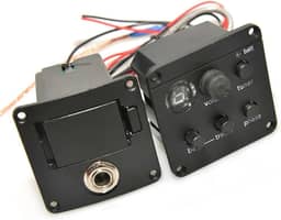 Kit de captação de violão 1 Item Captador De Violão Acústico ISYS+ EQ Sistema De Pré-amplificador Para Violão Acústico Amplificador De Som Ajustável Acessórios Para Violão