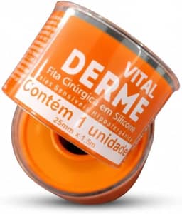 Vitalderme, Fita Cirúrgica em Silicone para Cicatriz e Queloide - 2,5cm x 1,5mt