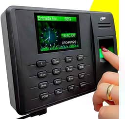 Relógio de Ponto Biométrico Digital KP-1028, Display LCD 2.4 Polegadas, Cartão ID Proximidade, Bivolt, USB, 1000 Impressões Digitais