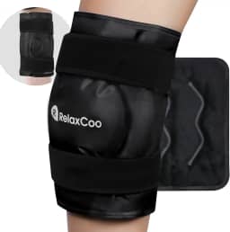 Bolsa De Gelo Xxl Para Joelho Envolve Todo O Joelho Após A Cirurgia, Bolsa De Gelo Em Gel Reutilizável Para Lesões No Joelho, Bolsa De Gelo Grande Para Alívio Da Dor, Inchaço, Cirurgia No Joe