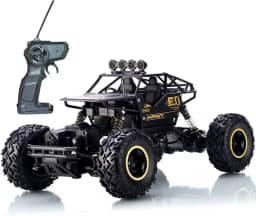 Carrinho De Controle Remoto 4x4 Monster Truck Rock Crawler 4WD Hight Speed Brush Off-Road Truggy + Bateria Extra