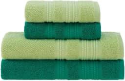 Jogo de Toalhas Buddemeyer Frape Dots Banho Verde Claro/Verde 4 peças