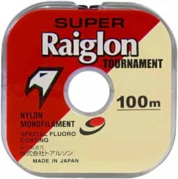 Linha Pesca Monofilamento Super Raiglon 0.20mm 10.9lb 4,9k 100m Branca