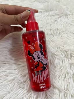 Colônia Infantil Minnie, 150ml, Vermelho