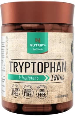 L-triptofano Tryptophan 190mg 60caps Nutrify Original