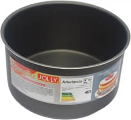 Assadeira Redonda Extra Alta 20 em Alumínio Antiaderente - 20 X 10 Cm