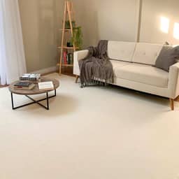 Tapete Algodão 2,50 x 3,00 Antiderrapante Sala Quarto Cru Cinza Sem Pelo Artesanal de Tear Boho Moderno (Cru)