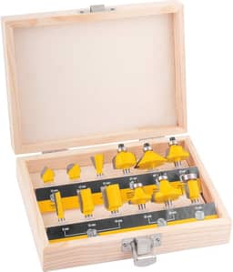 1 Jogo De Fresas Para Madeira Com 12 Peças, Vonder Vdo1838 Vonder