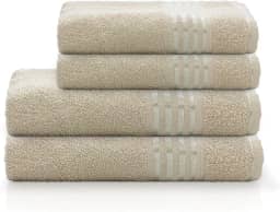 Camesa Jogo de Banho Decor Especial 4 peças Bege