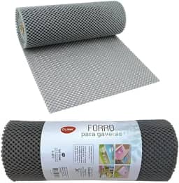 Forro de Gaveta 30cmx460cm Antiderrapante Proteção Armário Cozinha Móveis