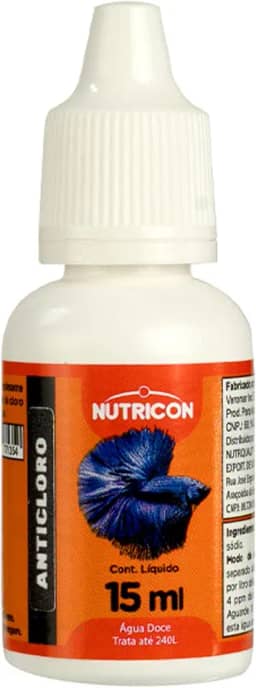 Nutricon Anti Cloro Nutricon Para Todos Os Tipos de Peixe Médio Todas As Fases,