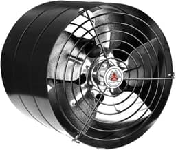 EXAUSTOR 20 CM A. R. BI-VOLT PRETO AXIAL INDUSTRIAL