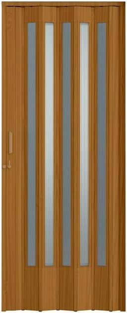 Porta Sanfonada Pvc Plastporta 210x84cm Translucida Bcf Cerejeira