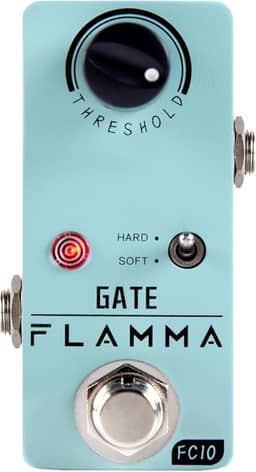 FLAMMA Pedal Noise Gate Fc10 Killer Supressor De Efeito Para Guitarra Com 2 Modos Elétrica E Baixo True Bypass